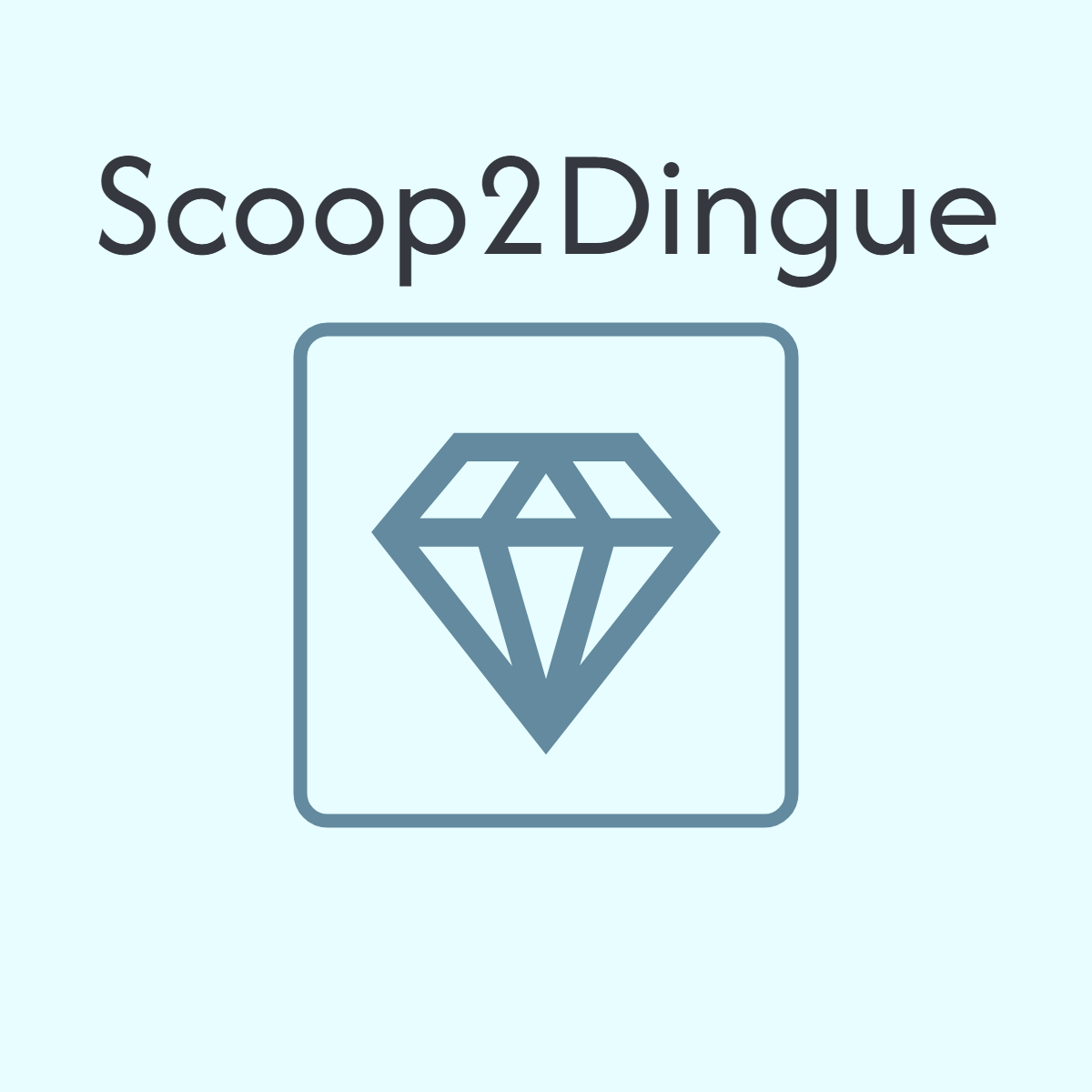 Scoop bleu